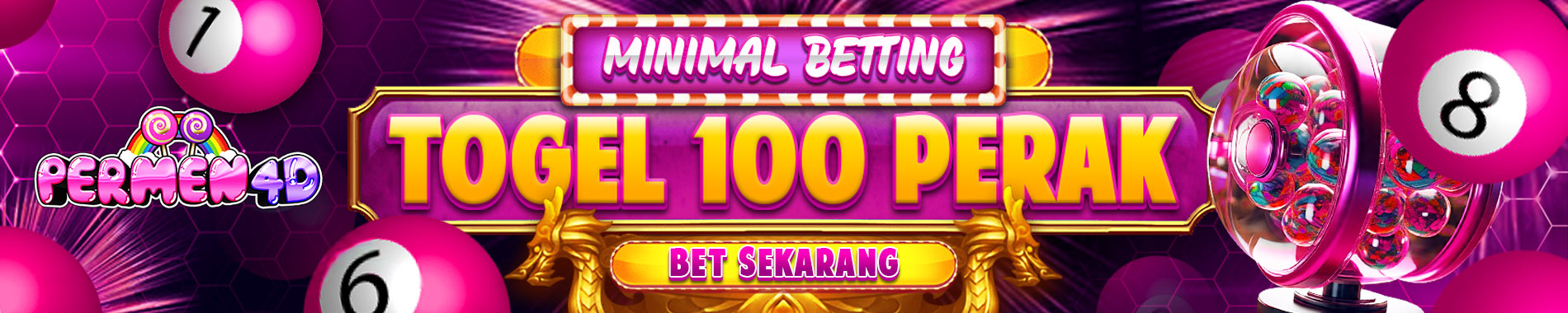 Minimal bet togel Rp 100 Perak